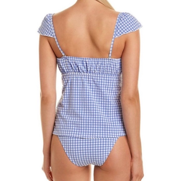 Nanette Lepore Blue Capri Gingham Pin Up Tankini - Picture 12 of 13